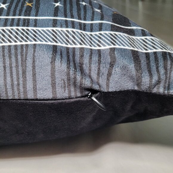 Cynthia Rowley Halloween Ouija Board Gothic Throw Pillow Black 28inx15in - Picture 4 of 12